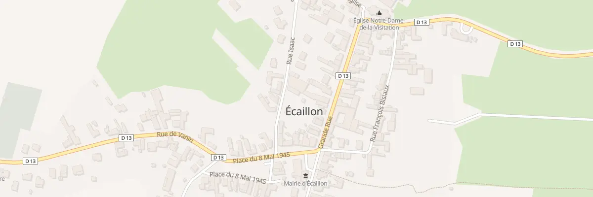 Plan du 8 Rue Isaac à Écaillon