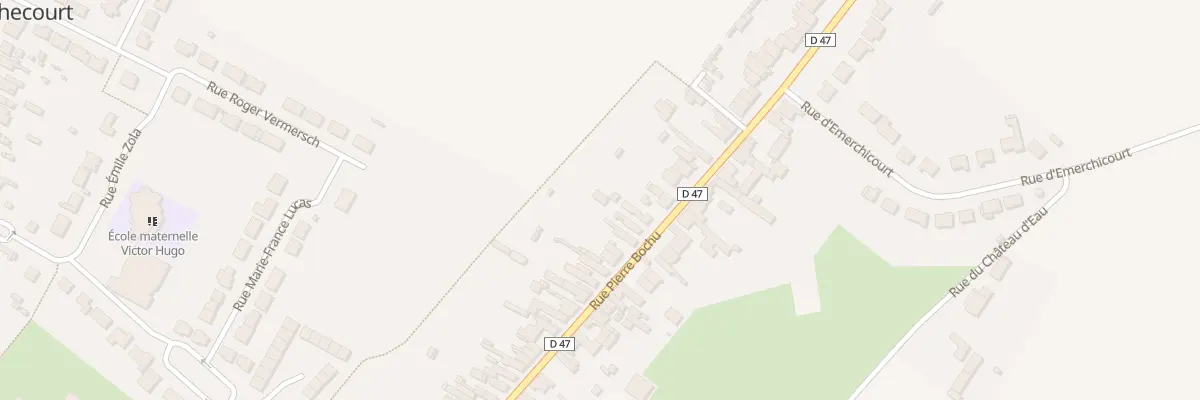 Plan du 111 Rue Pierre Bochu à Monchecourt