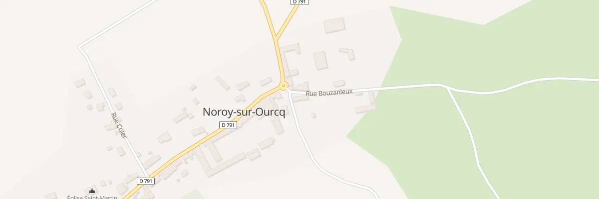 Plan du 11 Rue Bouzanleux à Noroy-sur-Ourcq