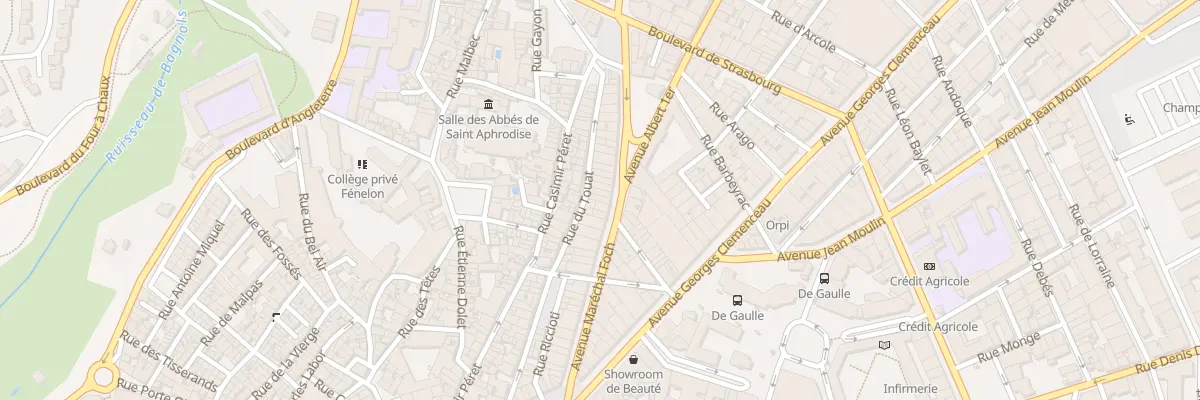 Plan du 41 Av Maréchal Foch à Béziers