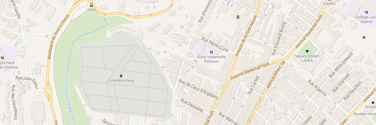 Plan du 10 Rue d’Arsonval à Béziers