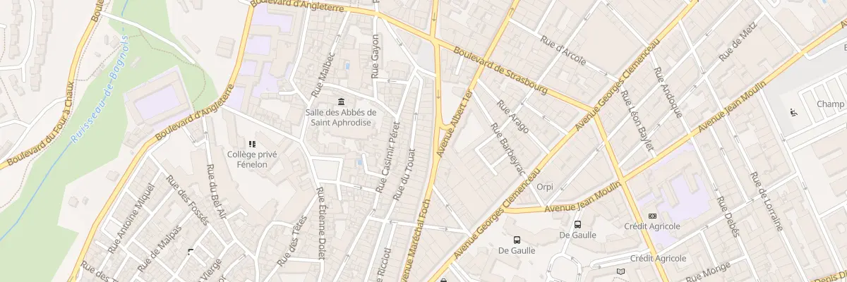 Plan du 53 Av Maréchal Foch à Béziers