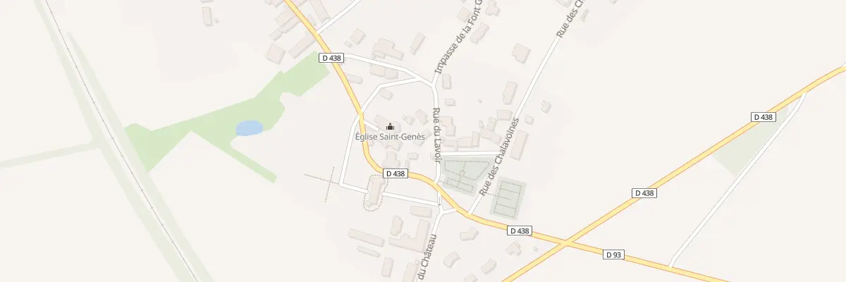 Plan du 4 Rue du Lavoir à Saint-Genès-du-Retz