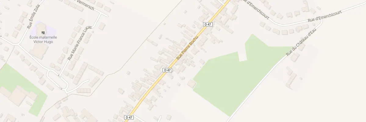 Plan du 52 Rue Pierre Bochu à Monchecourt