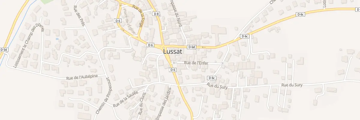 Plan du 5 Rue de l’Enfer à Lussat