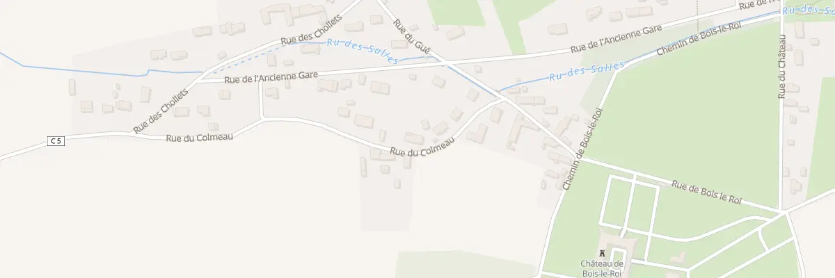 Plan du 2 Rue du Colmeau à Nailly
