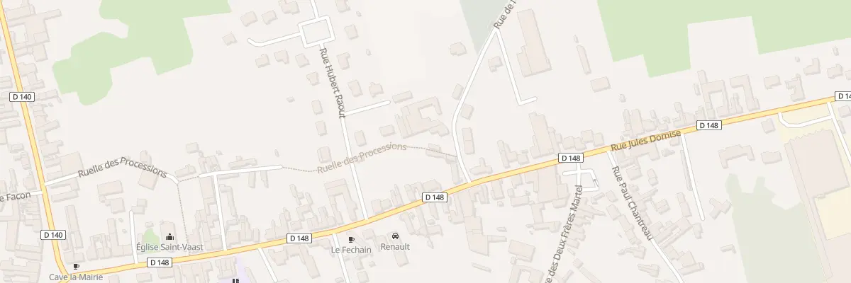 Plan du 5 Rue de l’Egalite à Féchain