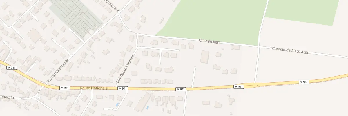 Plan du 16 Rue de la Basse Couture à Chéreng