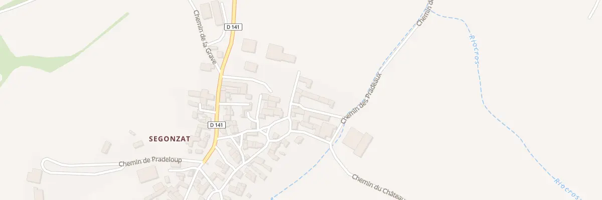 Plan du 5002 Imp du Chevalet Segonzat à Saint-Gervazy