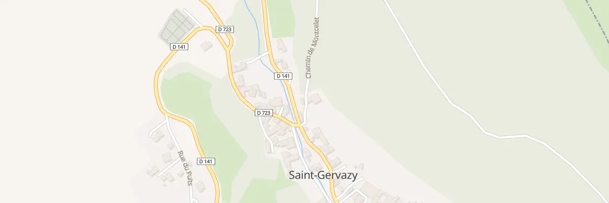Plan du 5002 Chem du Montcelet Saint Gervazy à Saint-Gervazy