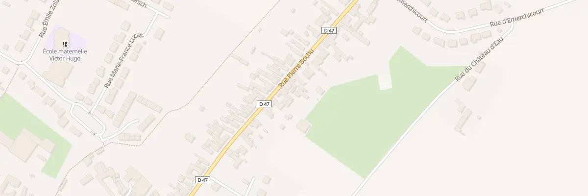 Plan du 50 Rue Pierre Bochu à Monchecourt