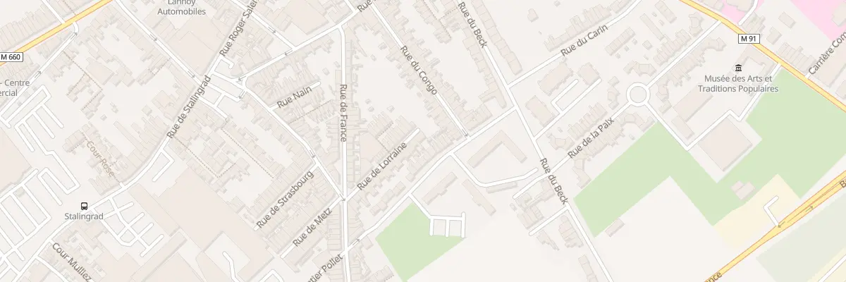 Plan du 30 Rue de Lorraine à Wattrelos