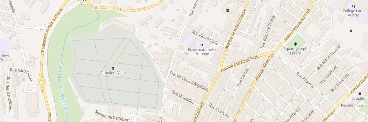 Plan du 8B Rue d’Arsonval à Béziers