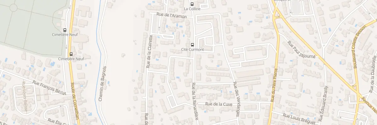 Plan du 45 Rue de la Renardière à Béziers