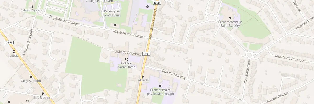 Plan du 246 Rue Salvador Allende à Cysoing