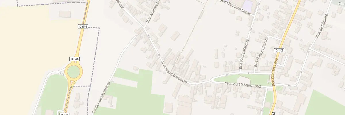Plan du 94 Rue Henri Barbusse à Rumilly-en-Cambrésis