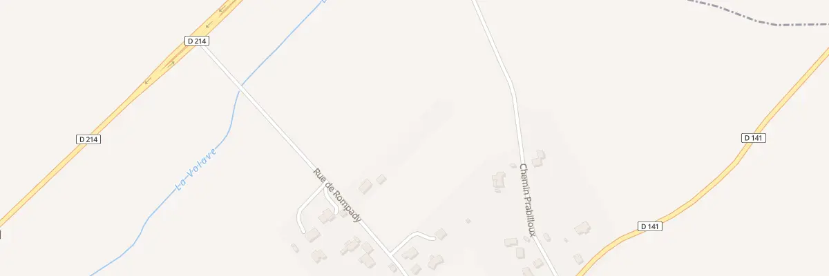 Plan du 5133 Rue de Rompady à Collanges