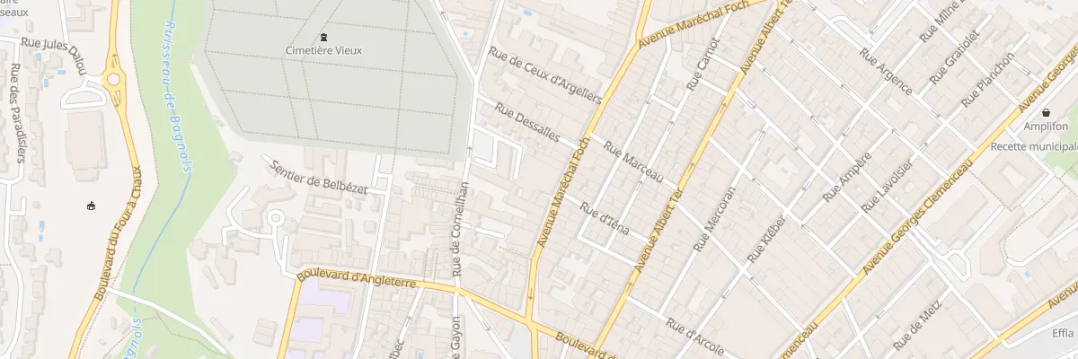 Plan du 97 Av Maréchal Foch à Béziers