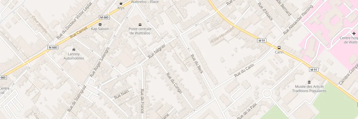 Plan du 41T Rue Négrier à Wattrelos