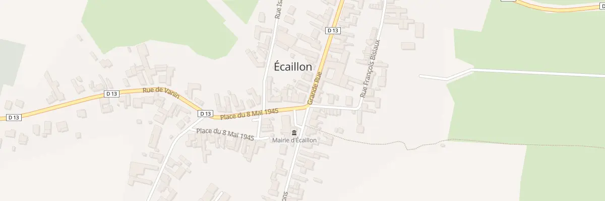 Plan du 1 Gr Grande Rue à Écaillon