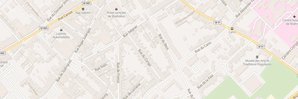 Plan du 19 Rue du Congo à Wattrelos