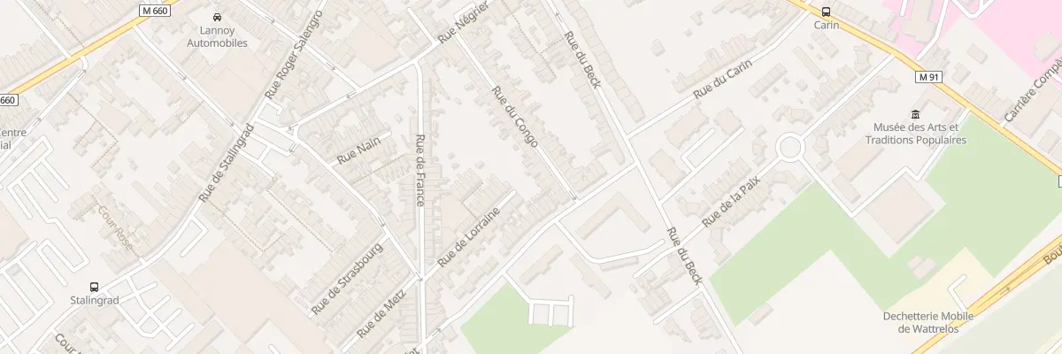 Plan du 38 Rue du Congo à Wattrelos