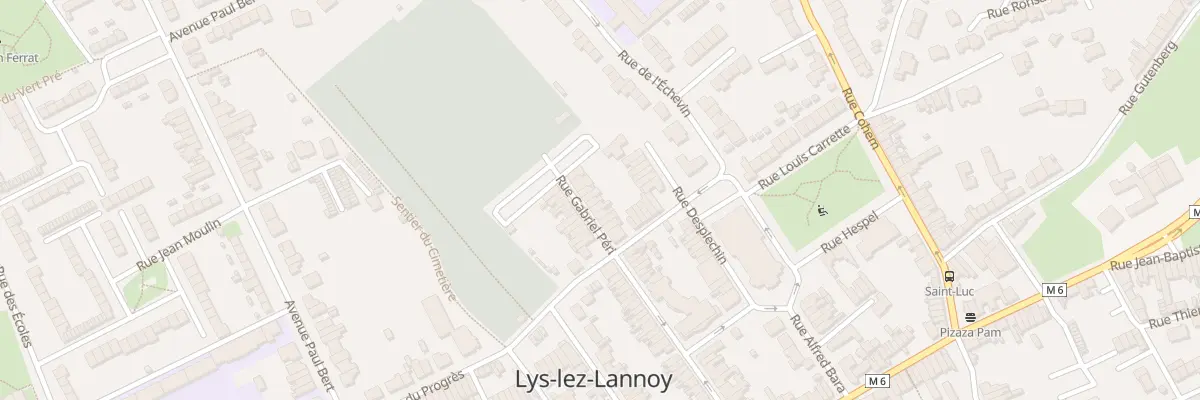 Plan du 44 Rue Gabriel Péri à Lys-lez-Lannoy