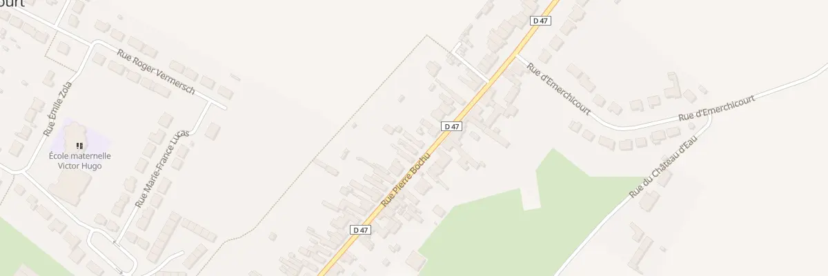 Plan du 113 Rue Pierre Bochu à Monchecourt