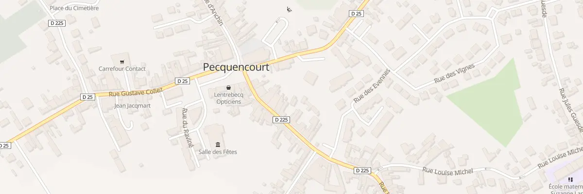 Plan du 17 Rue du Beffroi à Pecquencourt