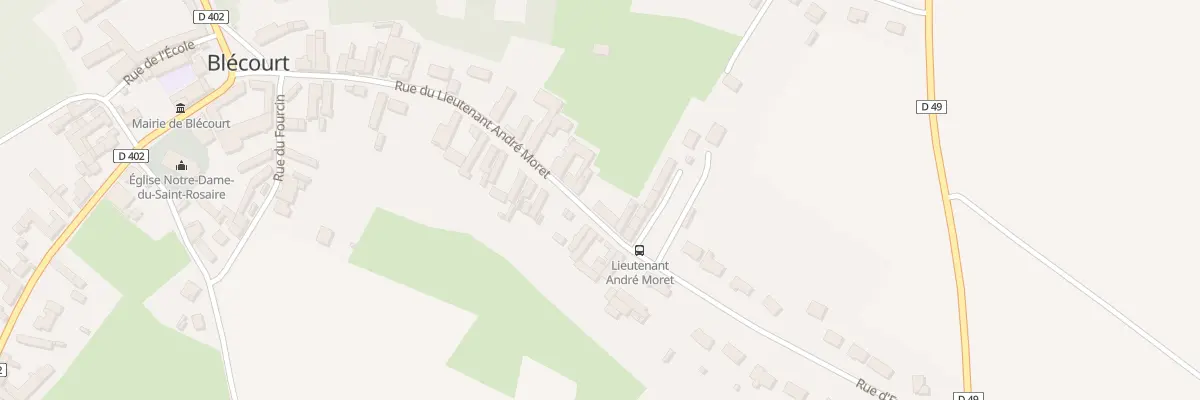 Plan du 27 Rue Andre Moret à Blécourt