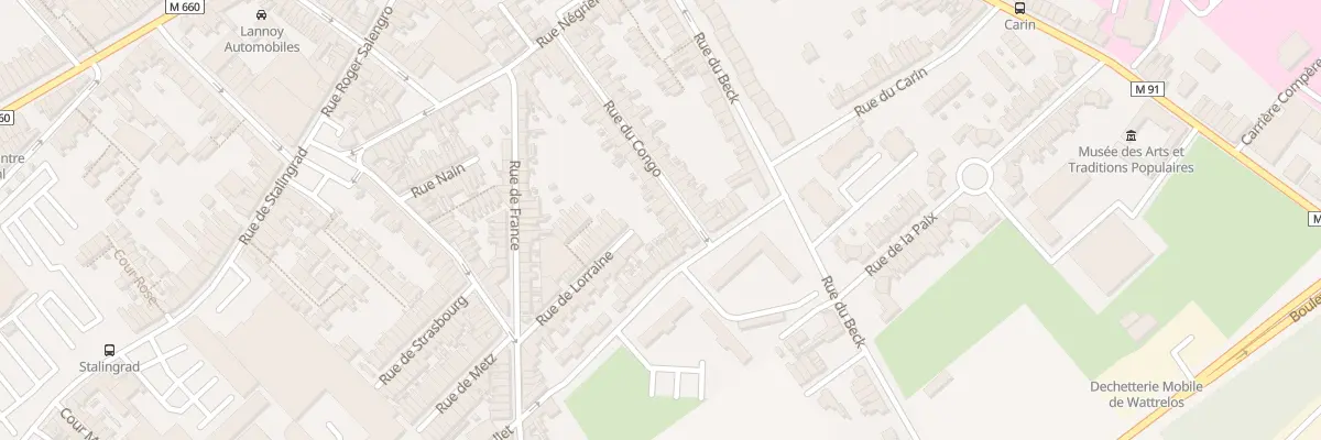 Plan du 40 Rue du Congo à Wattrelos