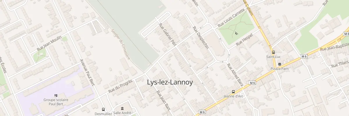 Plan du 43 Rue Gabriel Péri à Lys-lez-Lannoy