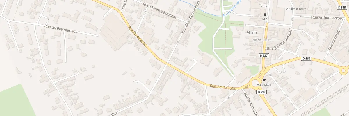 Plan du 55 Rue de la Convention à Chauny