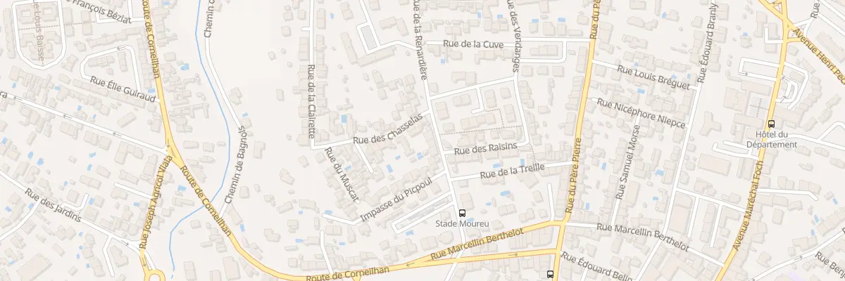 Plan du 19 Rue de la Renardière à Béziers