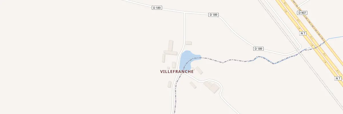 Plan du 144 Che de Villefranche à Tresnay