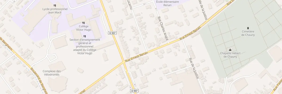 Plan du 5 Rue Locarno à Chauny