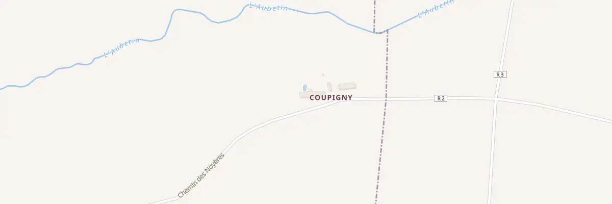 Plan du 1 Coupigny à Frétoy
