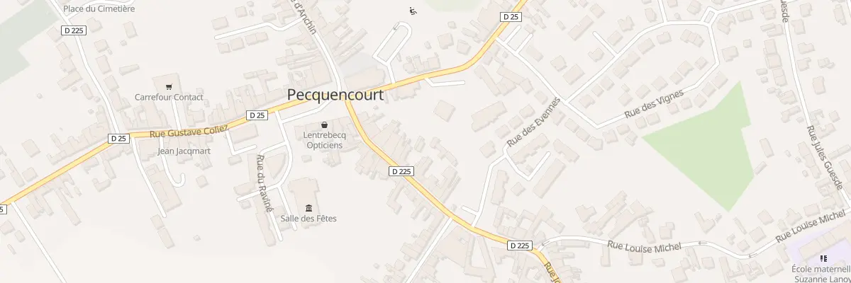 Plan du 19B Rue du Beffroi à Pecquencourt