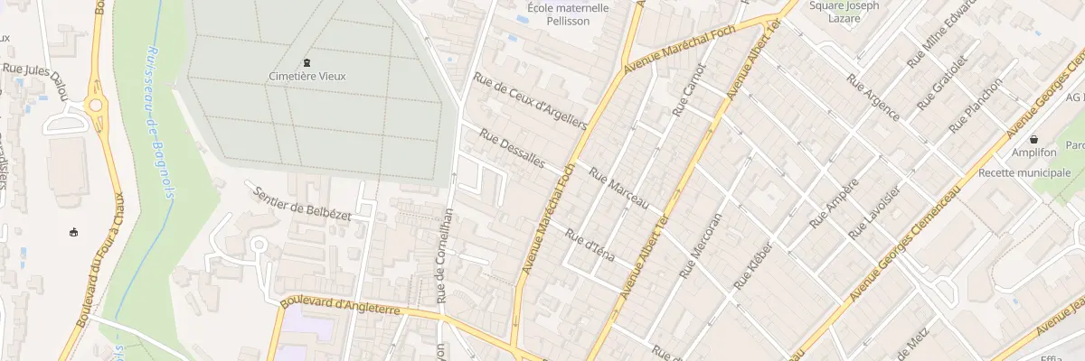 Plan du 101 Av Maréchal Foch à Béziers