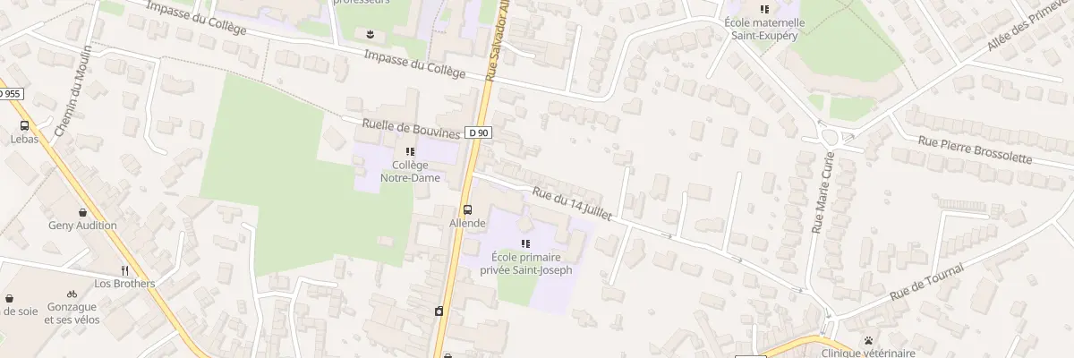 Plan du 49 Rue du 14 Juillet à Cysoing