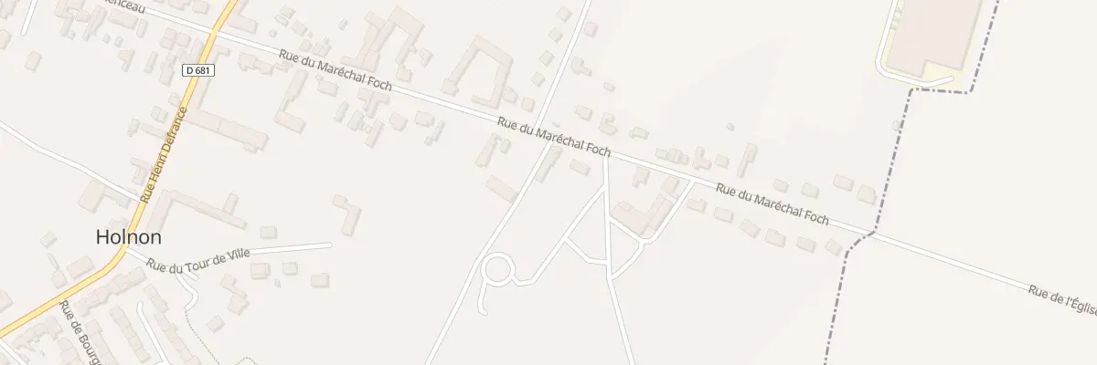 Plan du 21 Rue du Mal Foch à Holnon