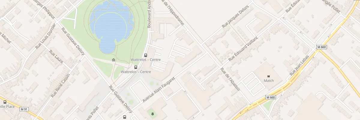 Plan du 3 Rue de l’Hippodrome à Wattrelos