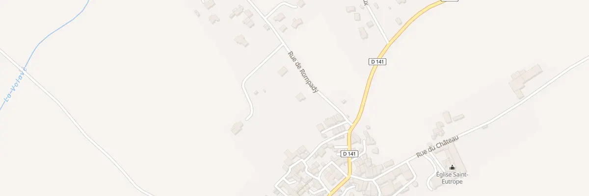 Plan du 5082 Rue de Rompady à Collanges