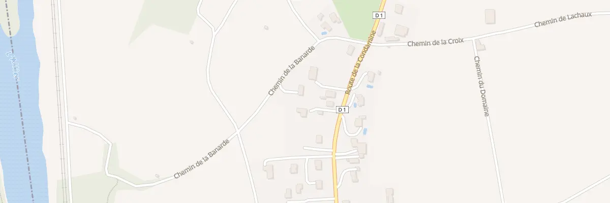 Plan du 232 Rte de la Condamine Lachaux à Vic-le-Comte