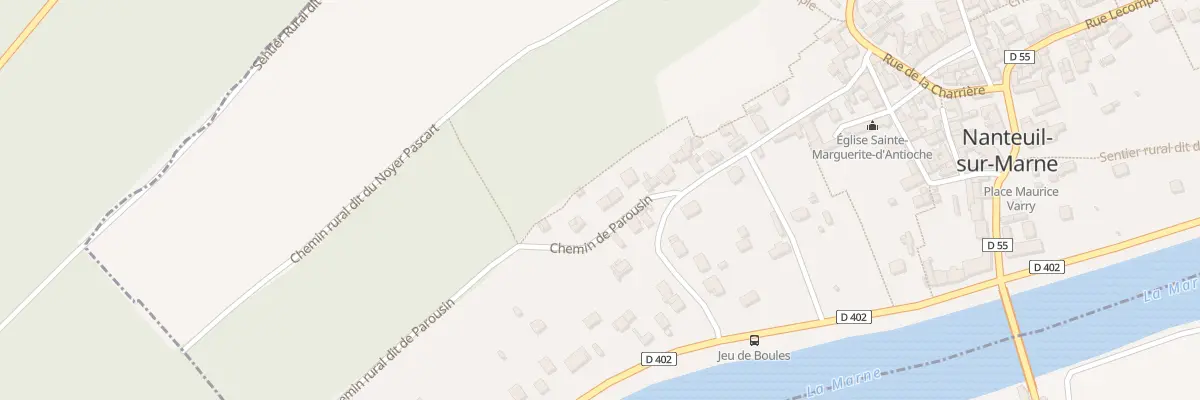 Plan du 6 Che de Parousin à Nanteuil-sur-Marne