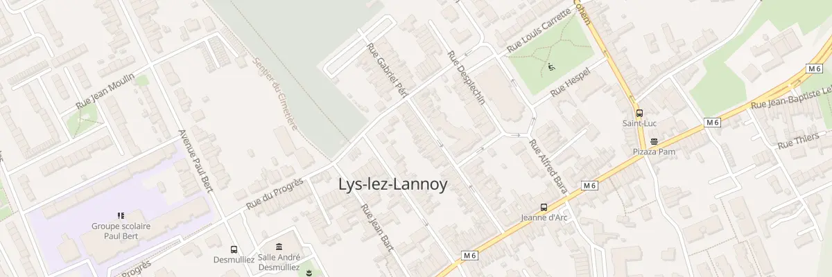 Plan du 35 Rue Gabriel Péri à Lys-lez-Lannoy