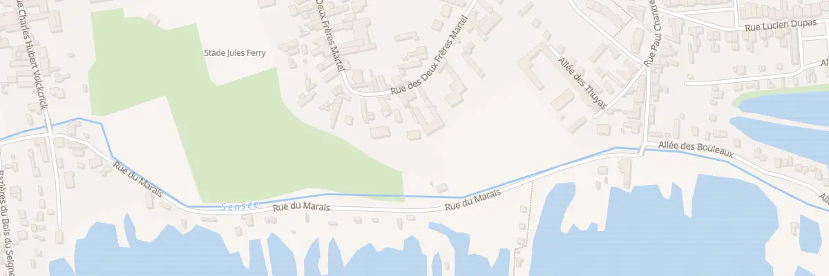 Plan du 38C Rue des Freres Martel à Féchain