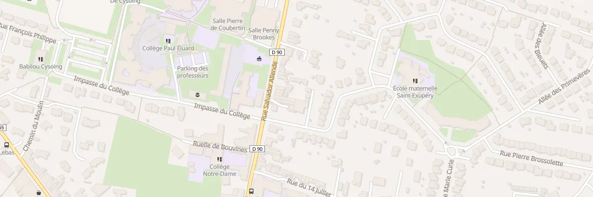 Plan du 316 Rue Salvador Allende à Cysoing