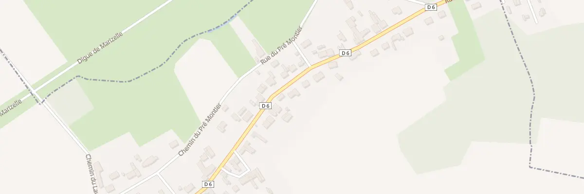 Plan du 10 Rue de la République à Bichancourt