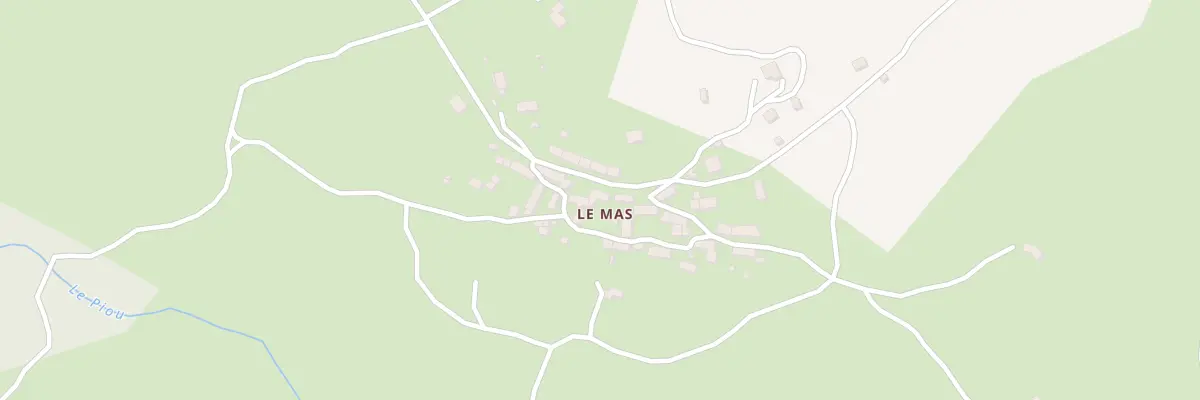 Plan du 5100 Le Mas à Saint-Laurent-de-Muret